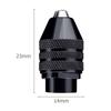 Parts Chuck For Rotary Tool 0.4mm-3.4mm Attachment Black Portable