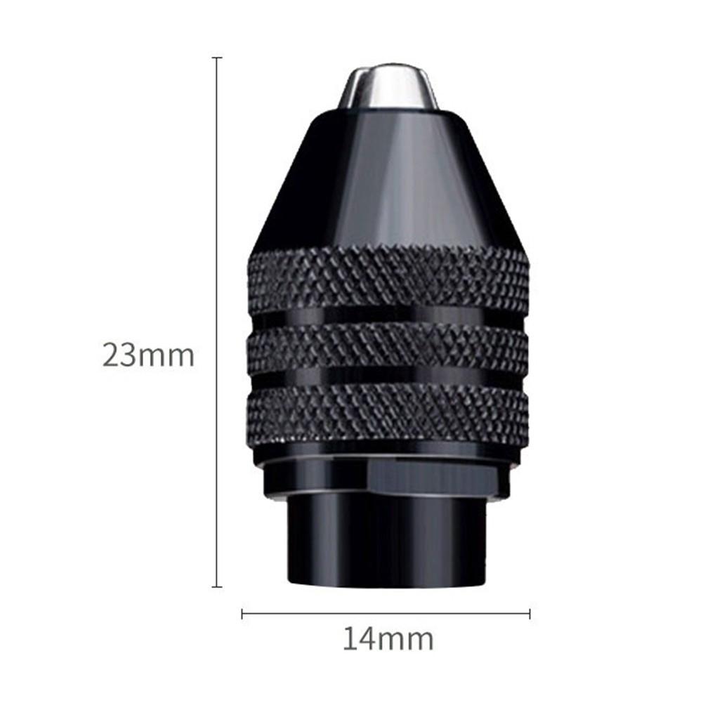 Parts Chuck For Rotary Tool 0.4mm-3.4mm Attachment Black Portable
