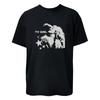 TV Girl Graphic Print Vintage Style Black T-shirt