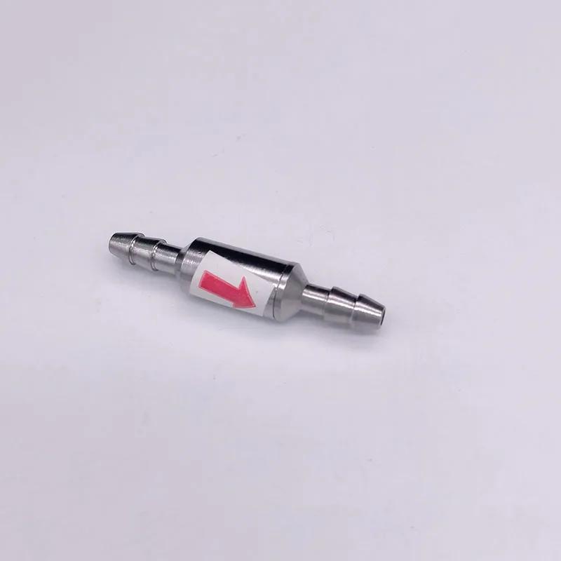 

1pcs Stainless Steel Fish Aquarium Air Pump Check Valve One Way Non-Return Check Valve Aquarium Co2 System Air Pump Accessories 4.6cmx4mm
