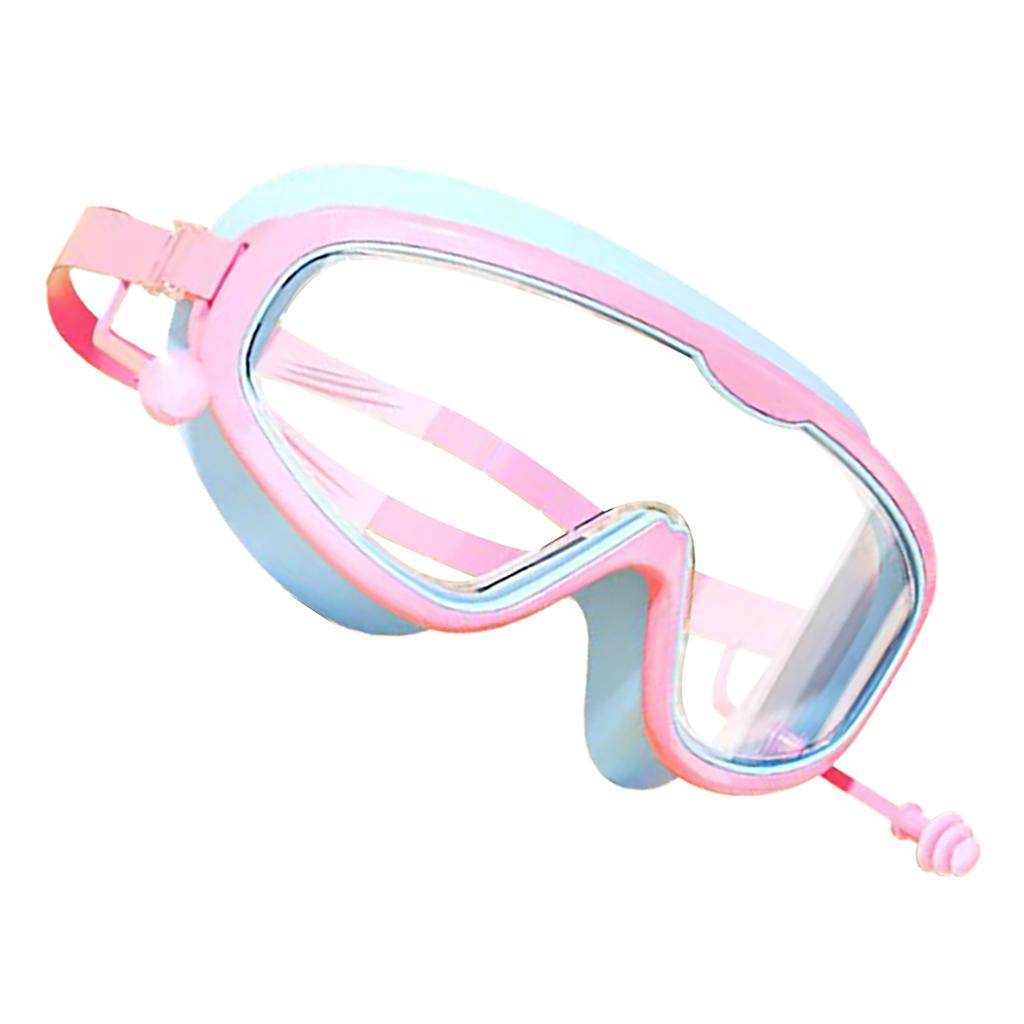 Kids Swim Goggles Large Frame Waterproof Cute Professional Swimming Glasses for Boys Girls Children