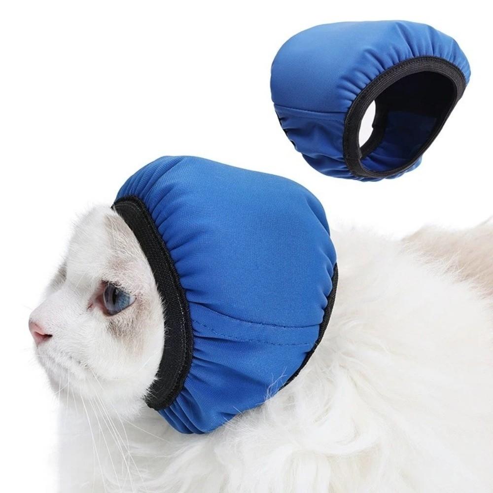 Sweat à capuche apaisant Imperméable Oreillettes pour chien Réduction du bruit Casquette de bain réglable pour animal de compagnie Confort élastique Capuche apaisante pour animal de compagnie Feu d'artifice