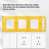 Positioning Plate Electrical Box Cutting Guide For Professional Electricians Switches Socket Drilling Template Enduring