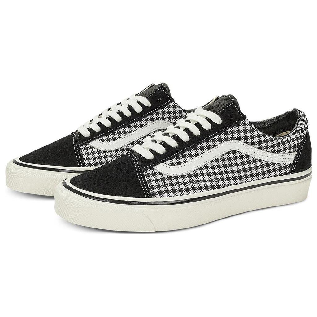 Vans Old Skool 36 DX Anaheim Factory - OG Houndstooth Unisex Sneakers Black White VN0A4BW3YER