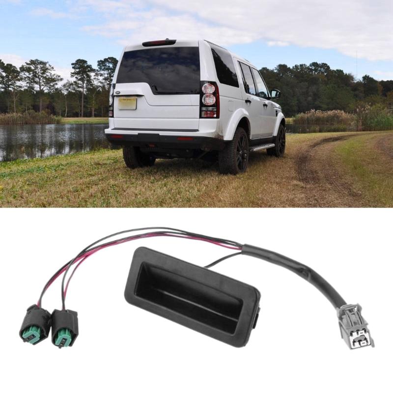 Compatible for LR073594 Car Tailgate Door Release Rear Trunk Lock  Release Boot Switch Button Outside Lock Assembly