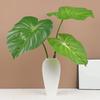 Green Plants Crane King Fern Leaf Lifelike Artificial Arrowroot Leaf  Floral Arrangement