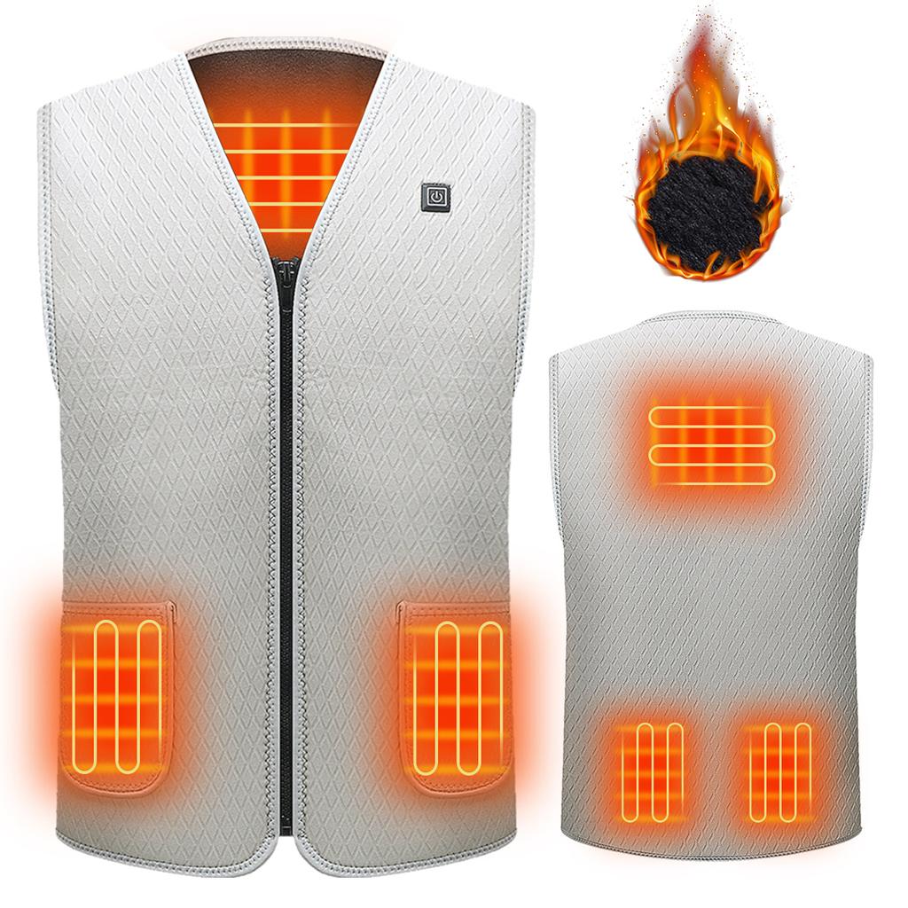 Men's Heated Vest, Lightweight Washable Winter Warm Heating Jacket Christmas Gifts