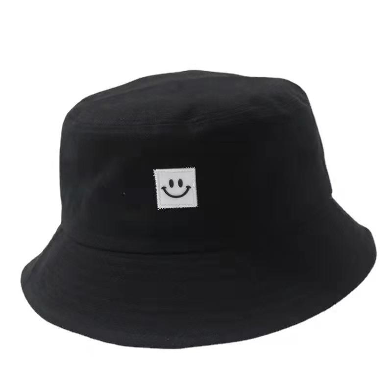 Cotton Fabric Bucket Hat Summer Fisherman Hat Fashion Blank Bucket Hats custom made чёрный