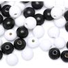100 Beads 16mm Wooden Loose Spacer Beads for Crafts Making, Colorful Farmhouse Wooden Beads for Home Decor
