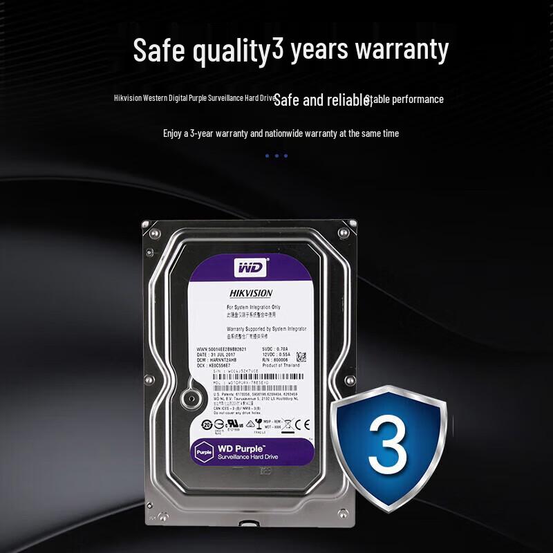 HIKVISION WD 6TB Surveillance Hard Drive