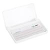 6 Sizes Natural Soft Blended Claret False Eyelashes Extension   Fake Eye Lashes 0.05C 8mm