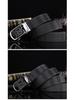 B Brand Men's Automatic Embossed Leather Belt - Versatile Business Style