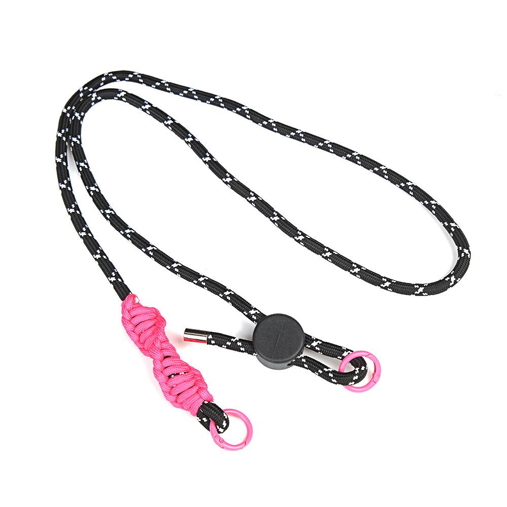 Verstellbares Crossbody Dopamin Kontrastfarbe Geflochtenes Universelles Handy-Lanyard