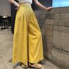 Women's High-Waisted Wide-Leg Linen Pants - Summer 2026 Casual Slim-Fit Loose Style