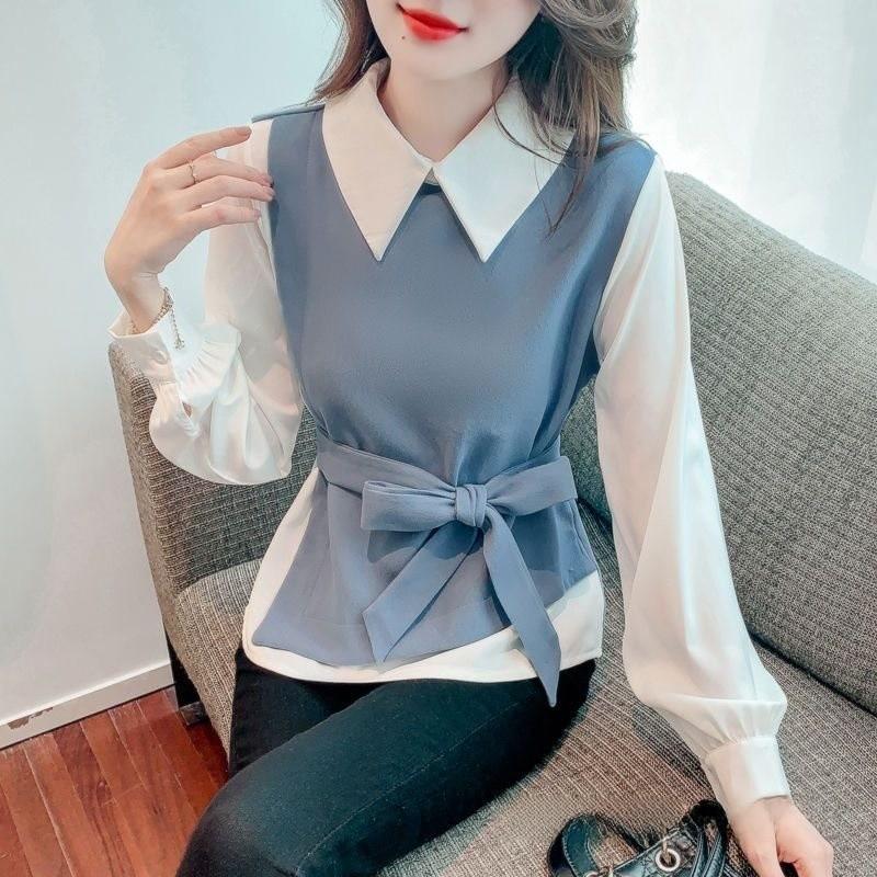 Classic Womens Blouse With Soft Satin Fabric And 3d Pattern For Spring Elegant Style