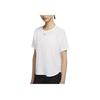 Nike Pro AeroAdapt Quick-Dry Running T-Shirt Women Tops White CU5523-100