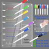 Reusable Magnetic Menu Board Acrylic Weekly Planning Board Durable Meal Planner  Kitchen
