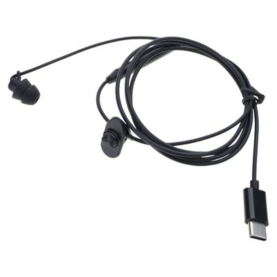 Écouteur USB Type C Mono-Oreille Magnétique, Écouteur Mono avec Micro pour Voyage, Course à Pied et Sécurité