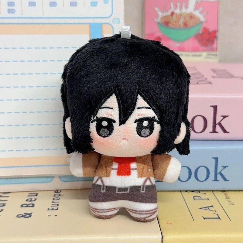 Anime Attack On Titan Levi 10Cm Soft Plush Backpack Charm Cartoon Stuffed Doll Keychain Pendant Gift For Anime Fans