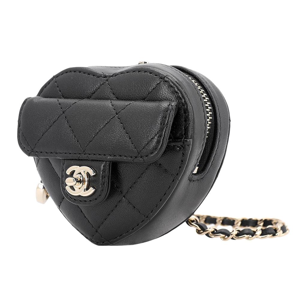 Chanel Lambskin Shoulder Bag, Crossbody Bag Women's Black AP2783-B08163-94305