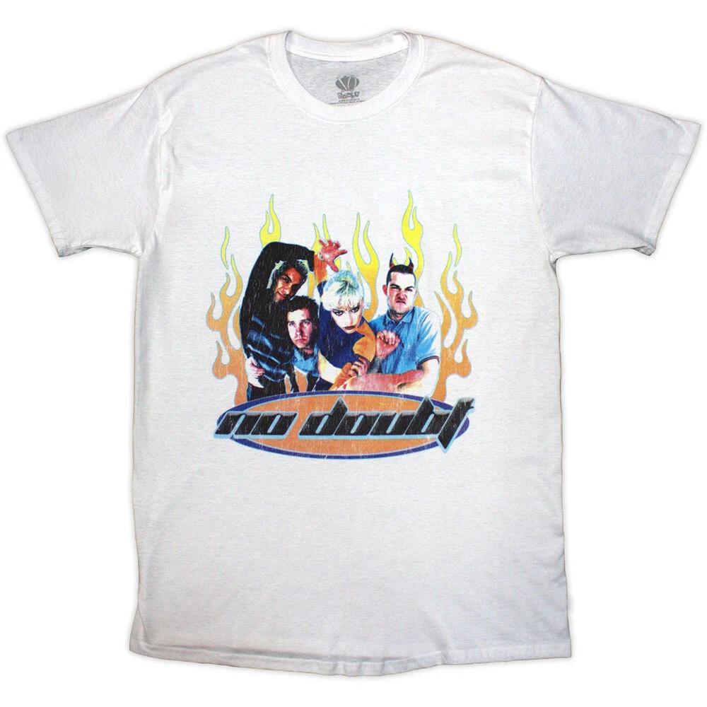 No Doubt Unisex T-Shirt: Flames (XX-Large) L