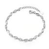 Glam Up Your Look with Stylish 925 Silver-Plated Copper Bracelet for Women and Girls