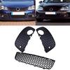 Set di coperture a rete per griglia centrale inferiore del paraurti anteriore nero opaco e griglia fendinebbia per VW Golf MK5 GTI Jetta 2004-2009 Sostituzione