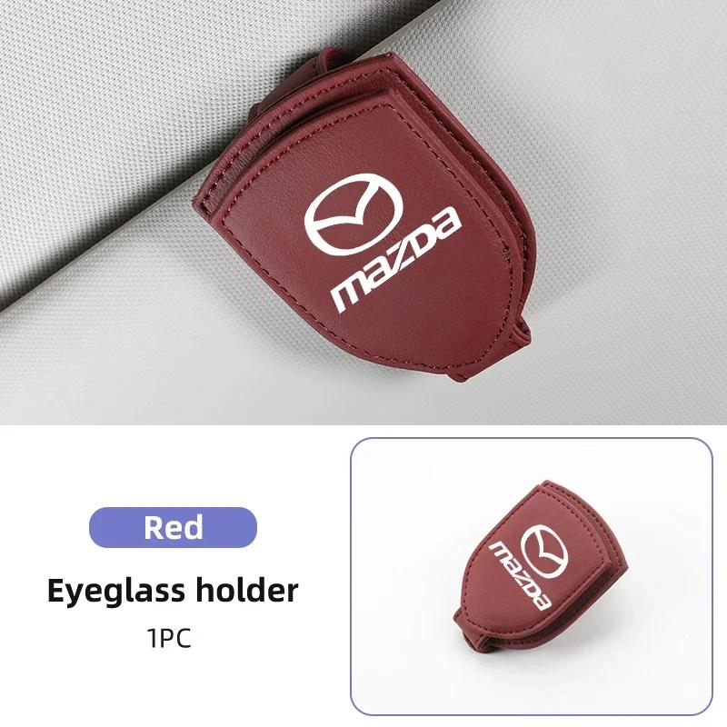 

2025 Hot Car Sun Visor Eyeglass Case Holder Sunglasses Storage Clip For Mazda 6 CX5 5 2 323 CX7 Demio Atenza Axela MX30 CX30 CX3