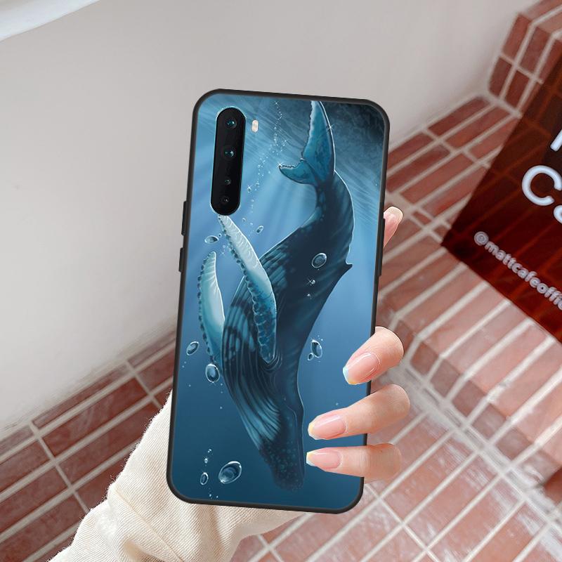 

Beautiful Blue Whale Painting Case For OnePlus 15 13 12 11 13T 13R 12R 10R 10T 8T OnePlus Nord 5 CE 3 4 Lite N20 N30 Cover OnePlus 8Pro