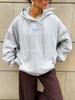 Women's Hip-Hop Style Hooded Sweatshirt: Cozy, Loose, Personalized for Autumn & Winter