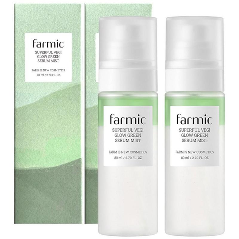 Parmic 1-Second Moisturizing Superful Crew Water Glow Mist, 80ml, 2 Pcs