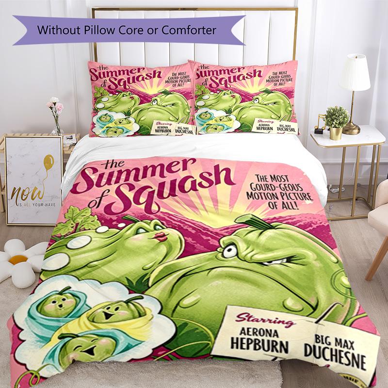 Plants Vs. Zombies Bed Linen Set Perfect for Living Room Lightweight Christmas Gift
