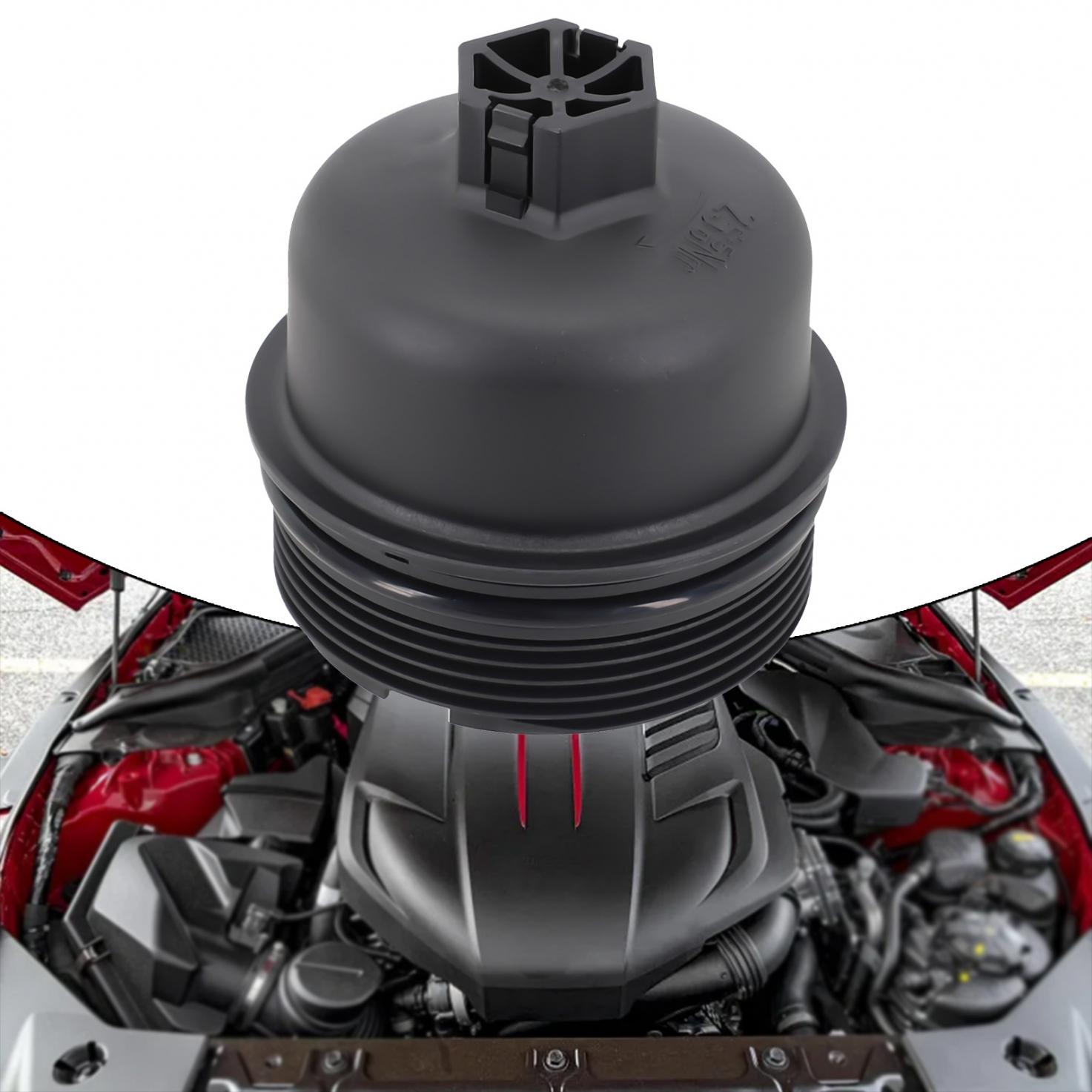 

Black Plastic Oil Filter Cover for Ford Mondeo MK4 Transit MK7 Galaxy