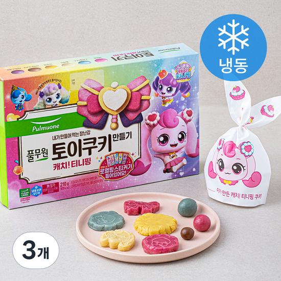 

Изготовление игрушечного печенья Pulmuone Tiniping (замороженный), 210 г, 3 шт., популярный персонаж в Корее
