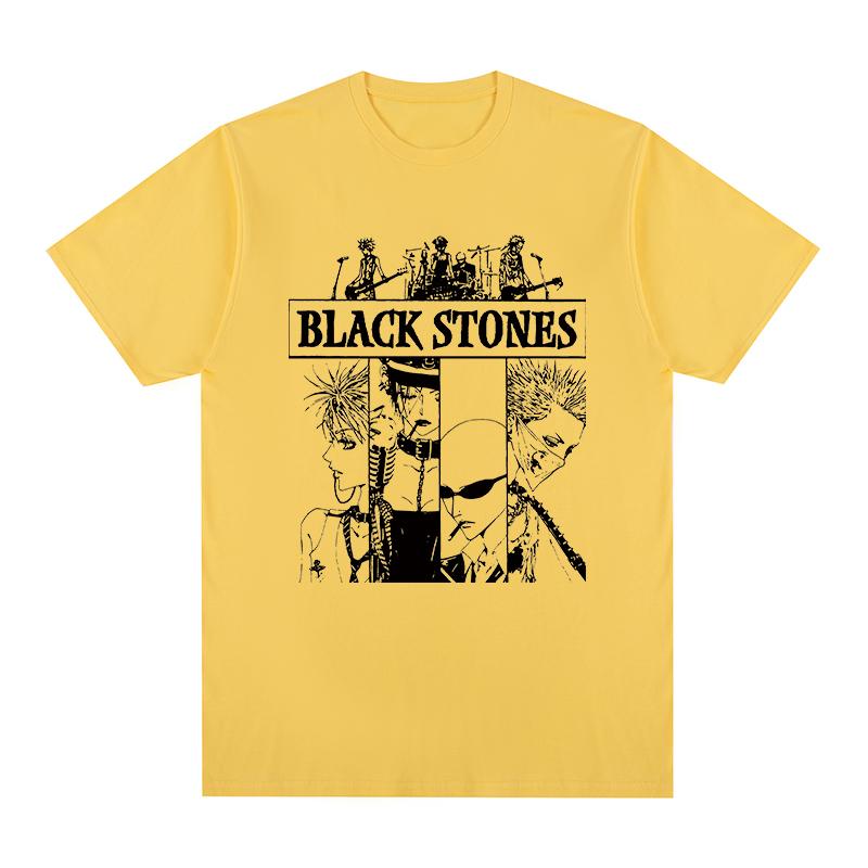 Black Stones Vintage tshirt NANA Osaki Japanese Anime Cotton Men T shirt New TEE TSHIRT Womens tops