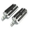 Motorcycle 1-1/4" 32mm Highway Engine Guard Long Angled Foot Pegs Mount For Harley Dyna Fat Bob Softail Sportster XL 1200