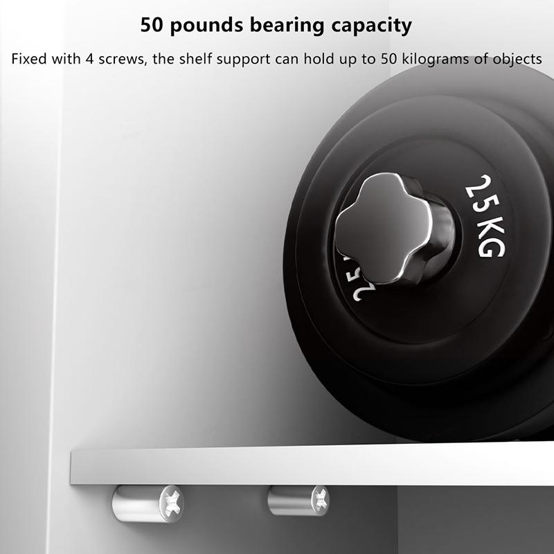 20/30Pcs Support Multifunction Fixed Cabinet Rack Nail Self-Tapping Integrated Screw Clapboard Holder Laminate Support Nail