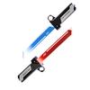 Double-Blade Rotating 2-in-1 Samurai Luminous Laser Sword - Retractable Toy for Creative Boys