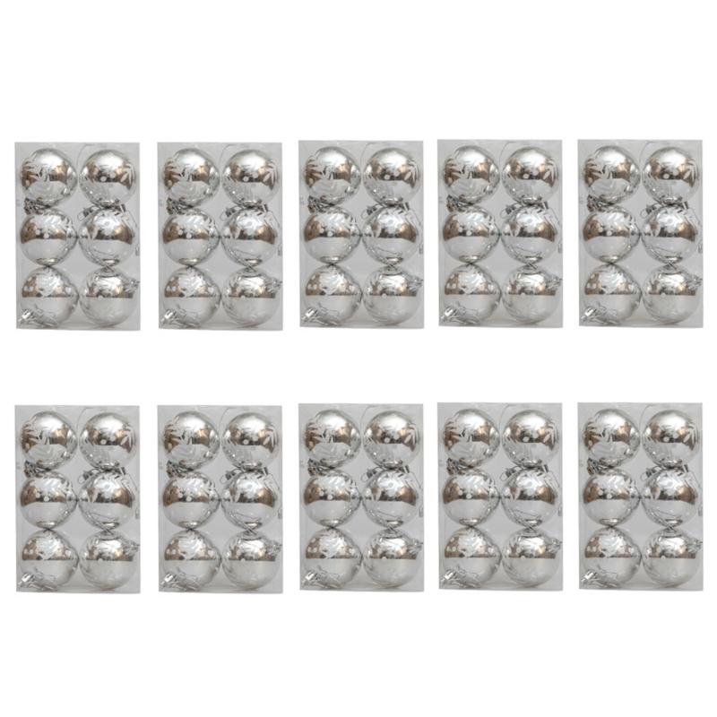 10 Box Christmas Tree Hanging Baubles Decoration Colorful Decorative Ornament Window and Door Ornament Party Supplies