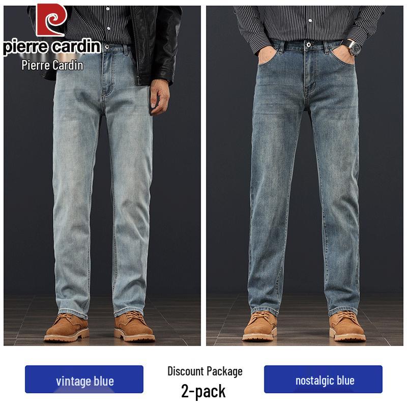 Pierre Cardin Men's Straight Leg Business Casual Jeans