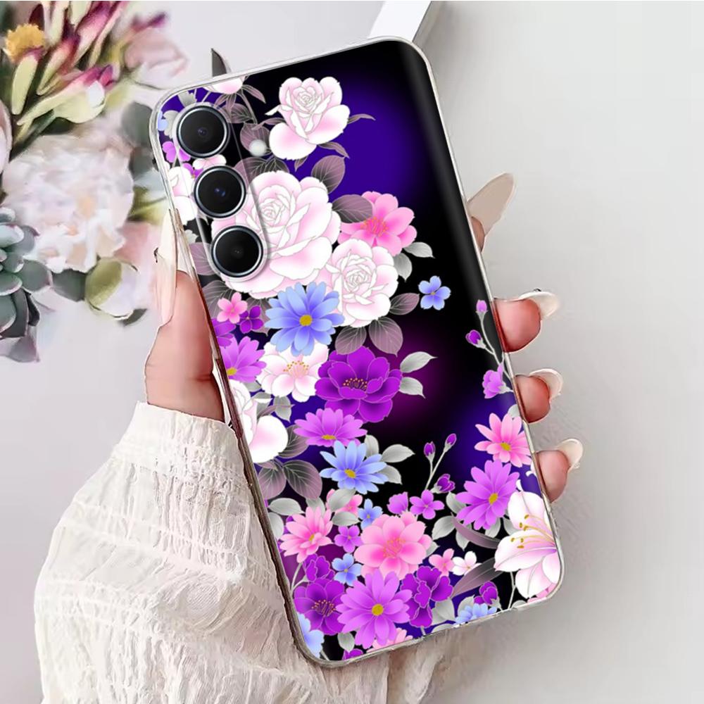 Für Samsung Galaxy A24 4G Hülle Cartoon Weiche Silikon Handyhülle Für Samsung A24 SM-A245F A 24 Rückabdeckung Transparent Fundas Coque