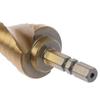 Cone Drill Step Drill Bit No Burr 6 25mm Gold Titanium Coated High Speed Steel Hole Cutter Step Cone Drill Bit Drill Wood