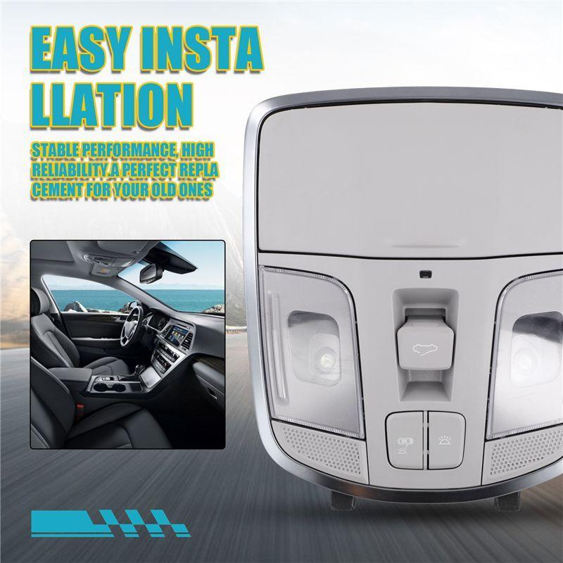 Car Ceiling Light Reading Light Assembly Front Overhead Light For 9Th Generation Sonata 2015 92810-C3100