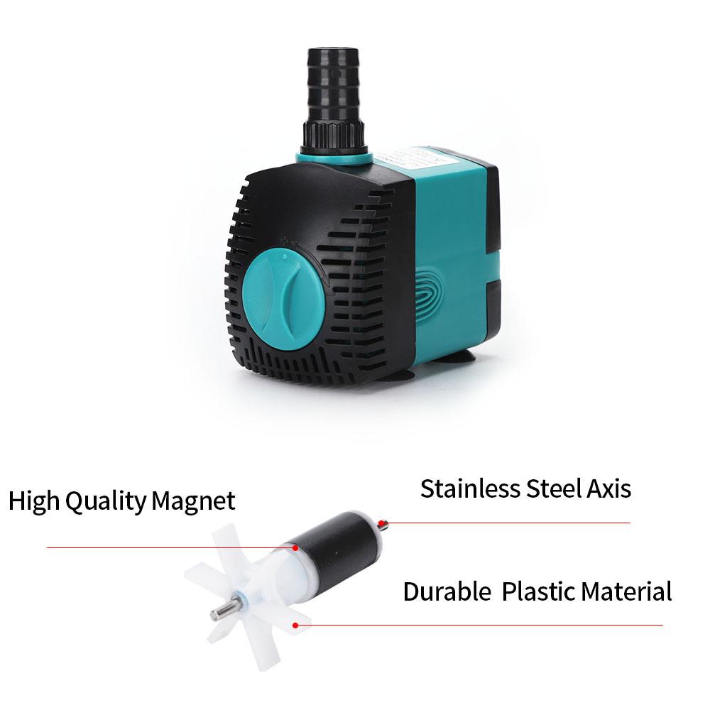 Compact Submersible Aquarium Pump for Fish Tanks and Ponds