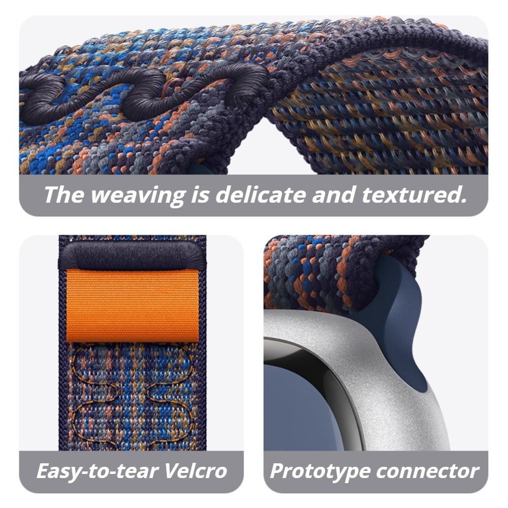 Nylon-Schlaufe für Apple Watch Armband 45mm 44mm 46mm 40mm 41mm 38mm 42mm Correa Armband iWatch Serie 11 10 6 Se 7 8 9 Ultra 3 2 49mm