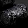 Motorcycle Gothic Punk Tool Bag Retro Headlight Storage Multiple Compartments Easy Installation Adjustable Straps Waterproof