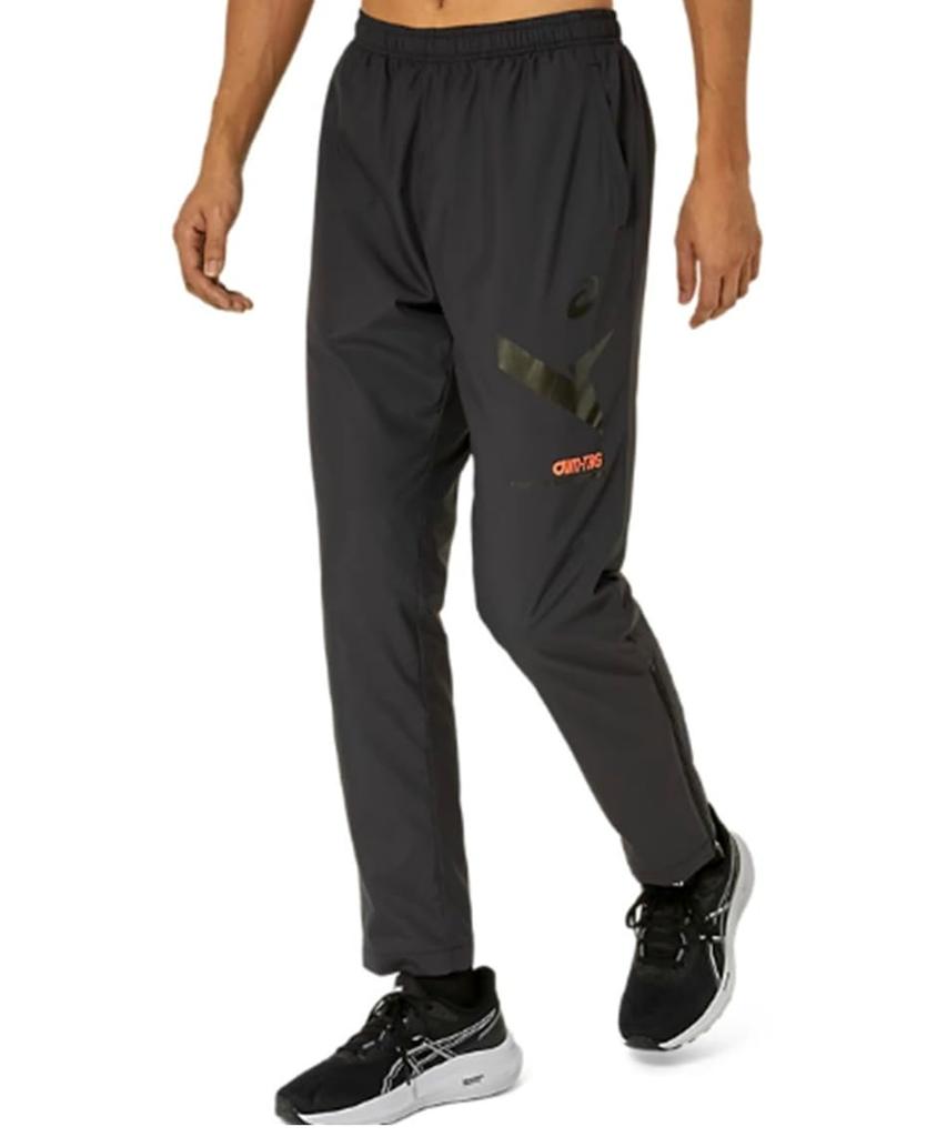 Training Wear Lining Tricot Windbreaker Pants 2031E731 Unisex Adult Performance Black x Gunmetal 2XL [ASICS] AIM-TRG