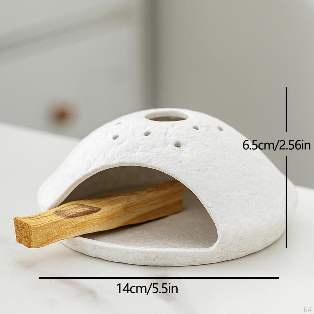 Holder Ceramic Burner Censer Home Furnace Aroma Decors Gift Table Centerpieces Farmhouse Yoga