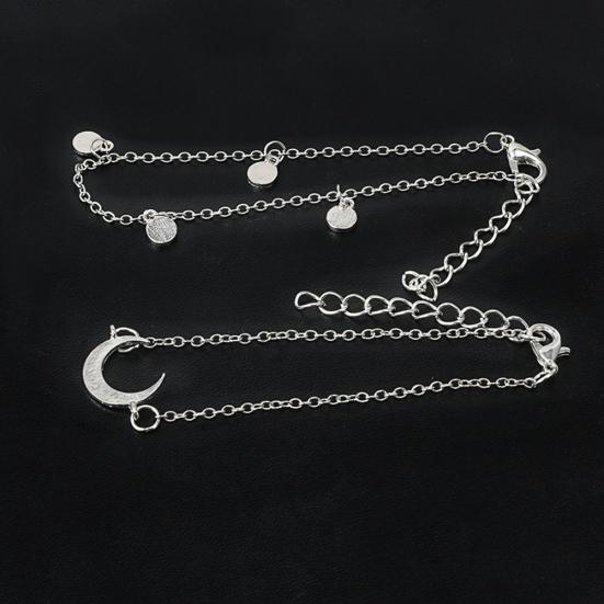 5Pcs/Set Fashion Women Snowflake Moon Star Alloy Bracelet Bangle Jewelry Gift