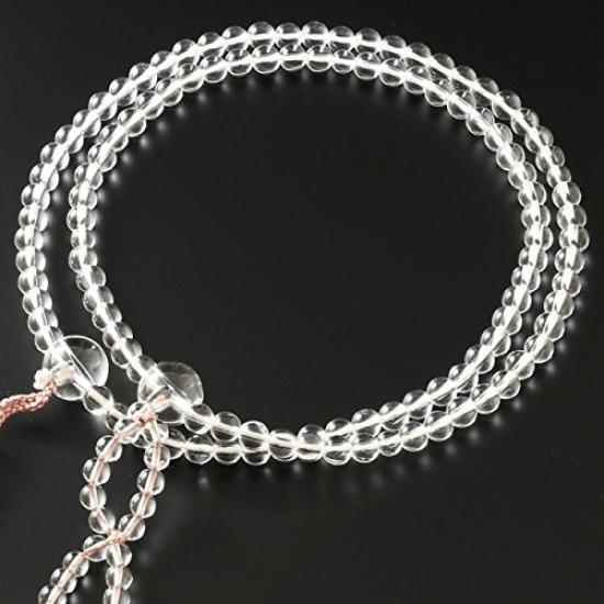 Kyoto Butsudan Hayashi Buddhist Prayer Nichiren 0 Genuine Crystal Authentic Style Beads Bag Kyoto Beads, Sect, Shaku, (Women's), Formal, [Prayer Set]